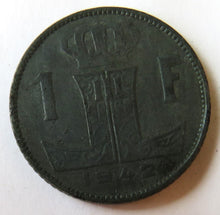 Load image into Gallery viewer, 1944 Belgium One Franc Coin
