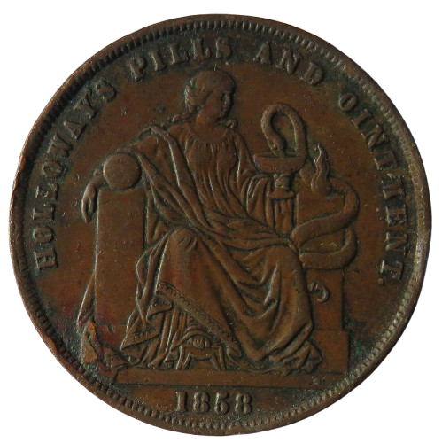 1858 Holloway's Pills and Ointment / Professor Holloway Medal