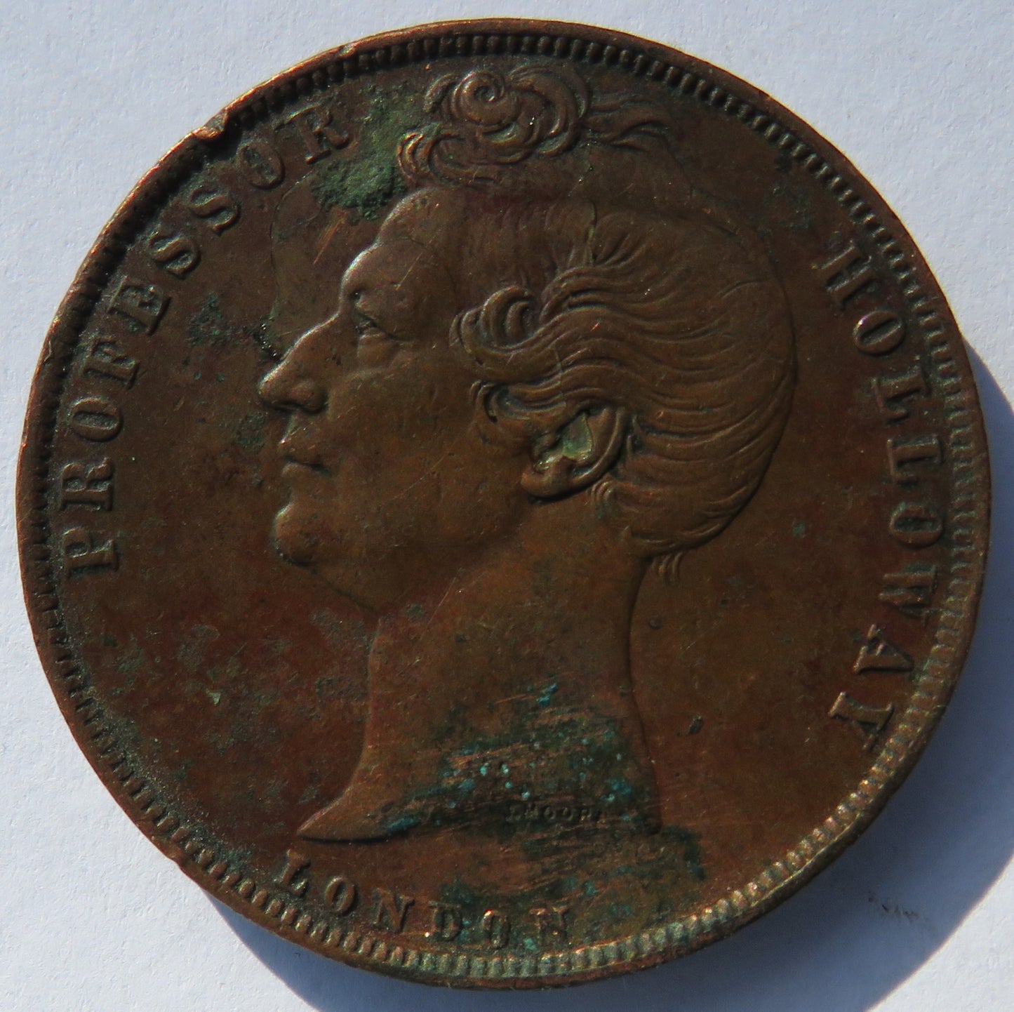 1858 Holloway's Pills and Ointment / Professor Holloway Medal