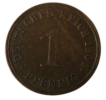 Load image into Gallery viewer, 1904-J Germany One Pfennig Coin
