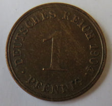 Load image into Gallery viewer, 1904-J Germany One Pfennig Coin
