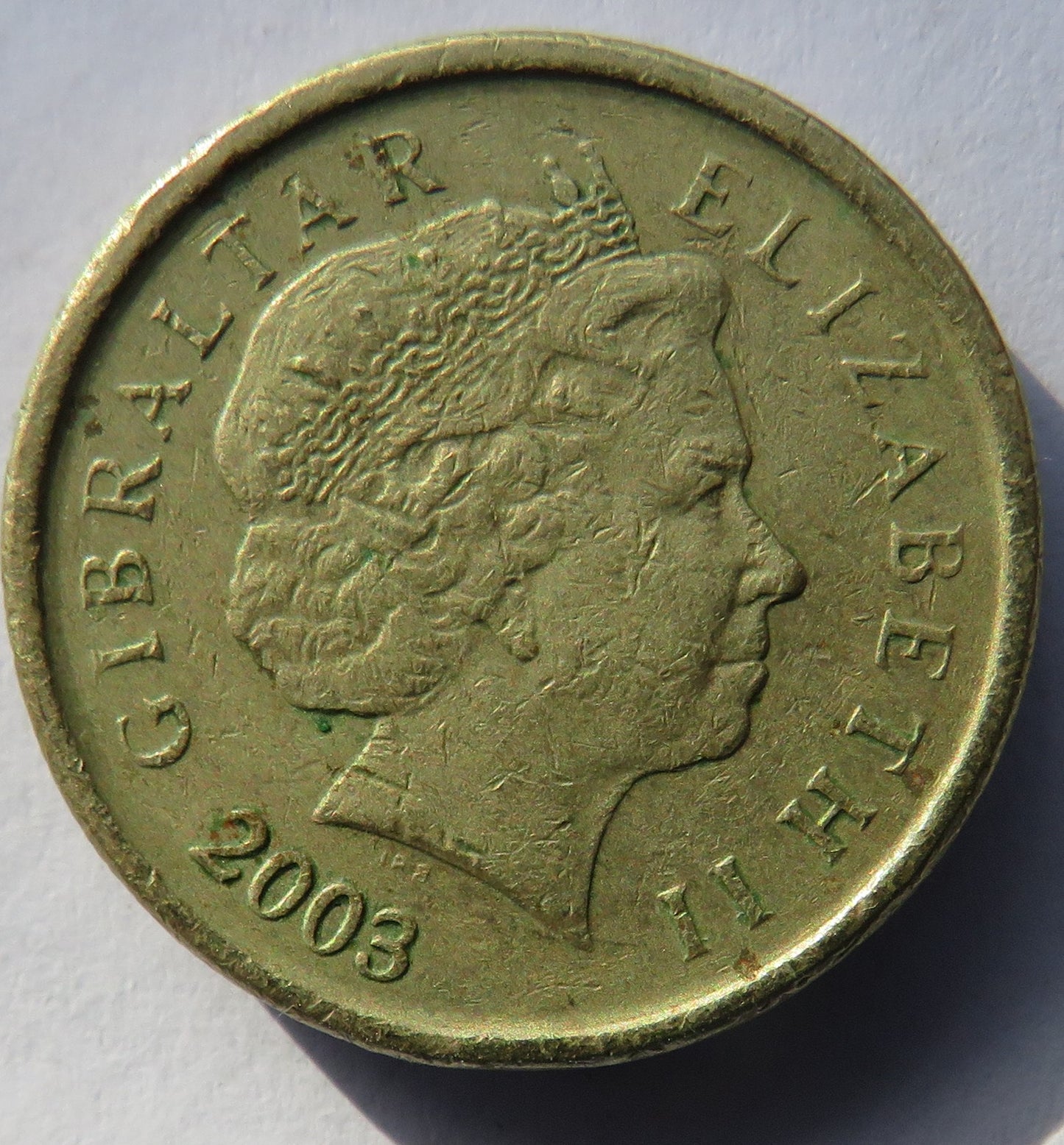 2003 Gibraltar £1 One Pound Coin