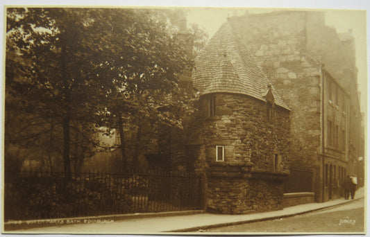 Vintage Postcard of Queen Mary's Bath, Edinburgh