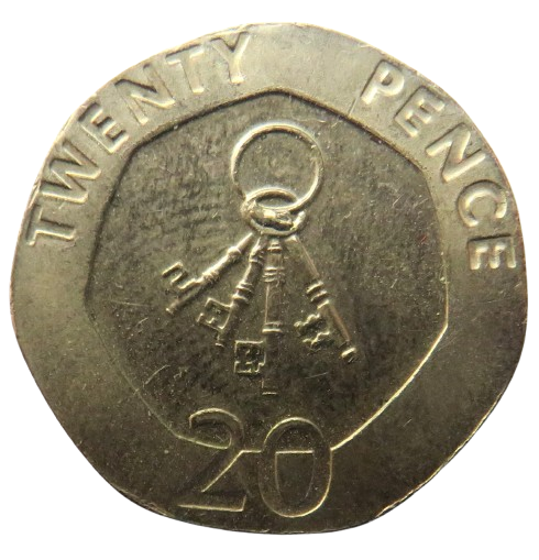 2012 Gibraltar Twenty Pence Coin