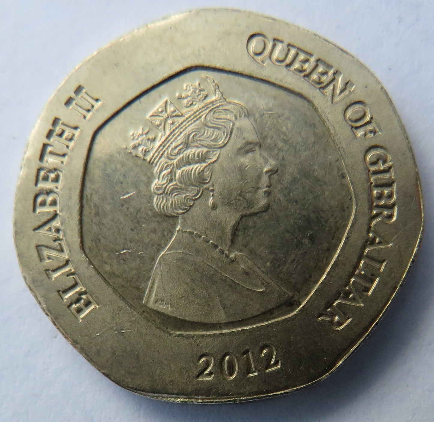 2012 Gibraltar Twenty Pence Coin