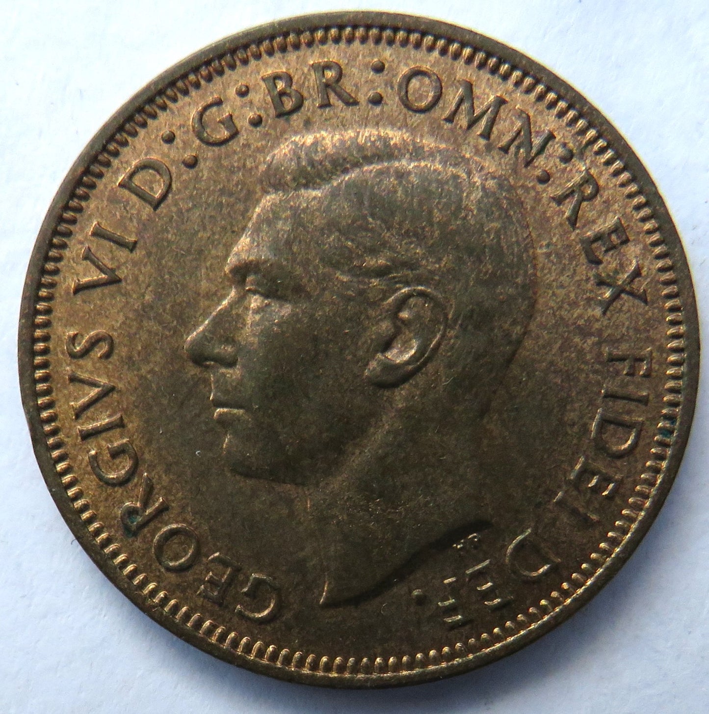 1952 King George VI Halfpenny Coin High Grade - Great Britain