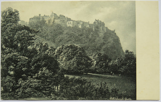 Vintage Postcard of Edinburgh Castle - Raphael Tuck & Sons " Art" Series