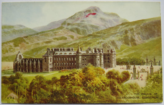 Vintage Postcard of The Palace of Holyroodhouse, Edinburgh