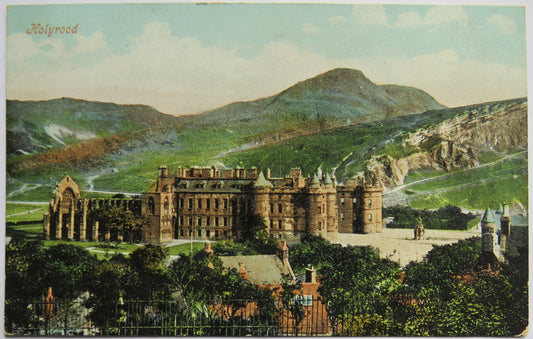 Vintage Postcard of Holyrood, Edinburgh