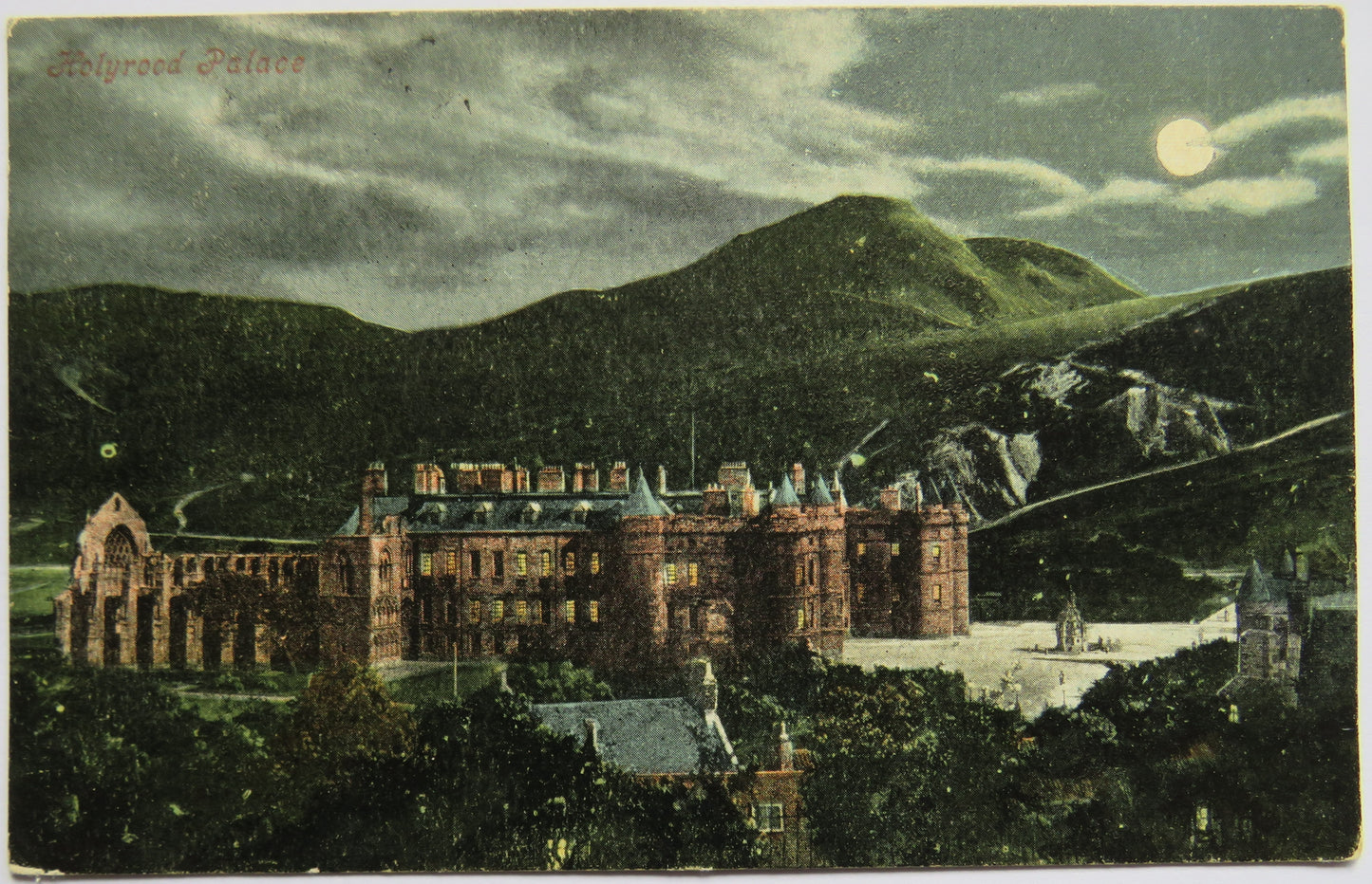 Vintage Postcard of Holyrood Palace, Edinburgh, 1905