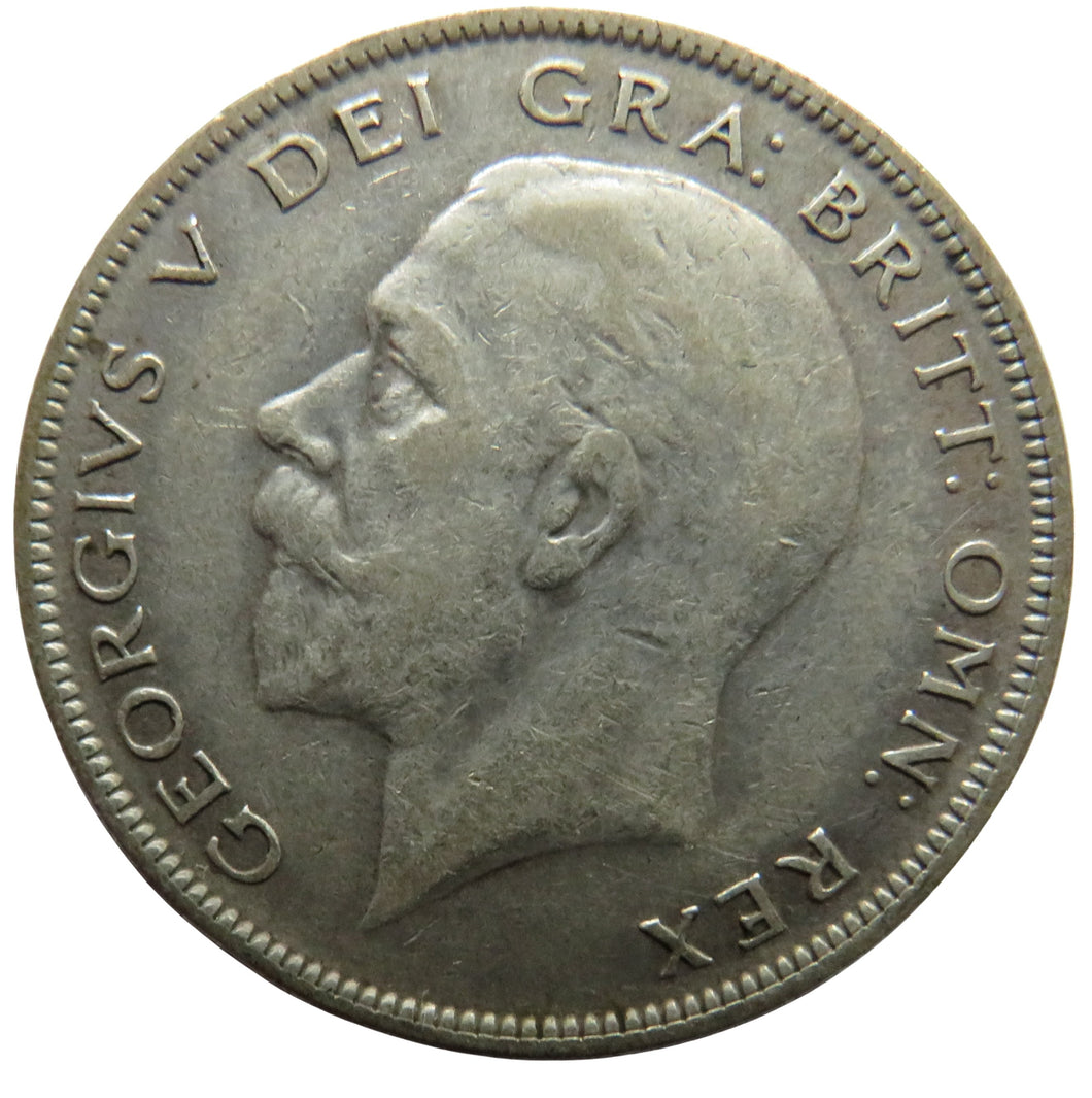 1929 King George V Silver Halfcrown Coin - Great Britain