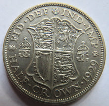 Load image into Gallery viewer, 1929 King George V Silver Halfcrown Coin - Great Britain
