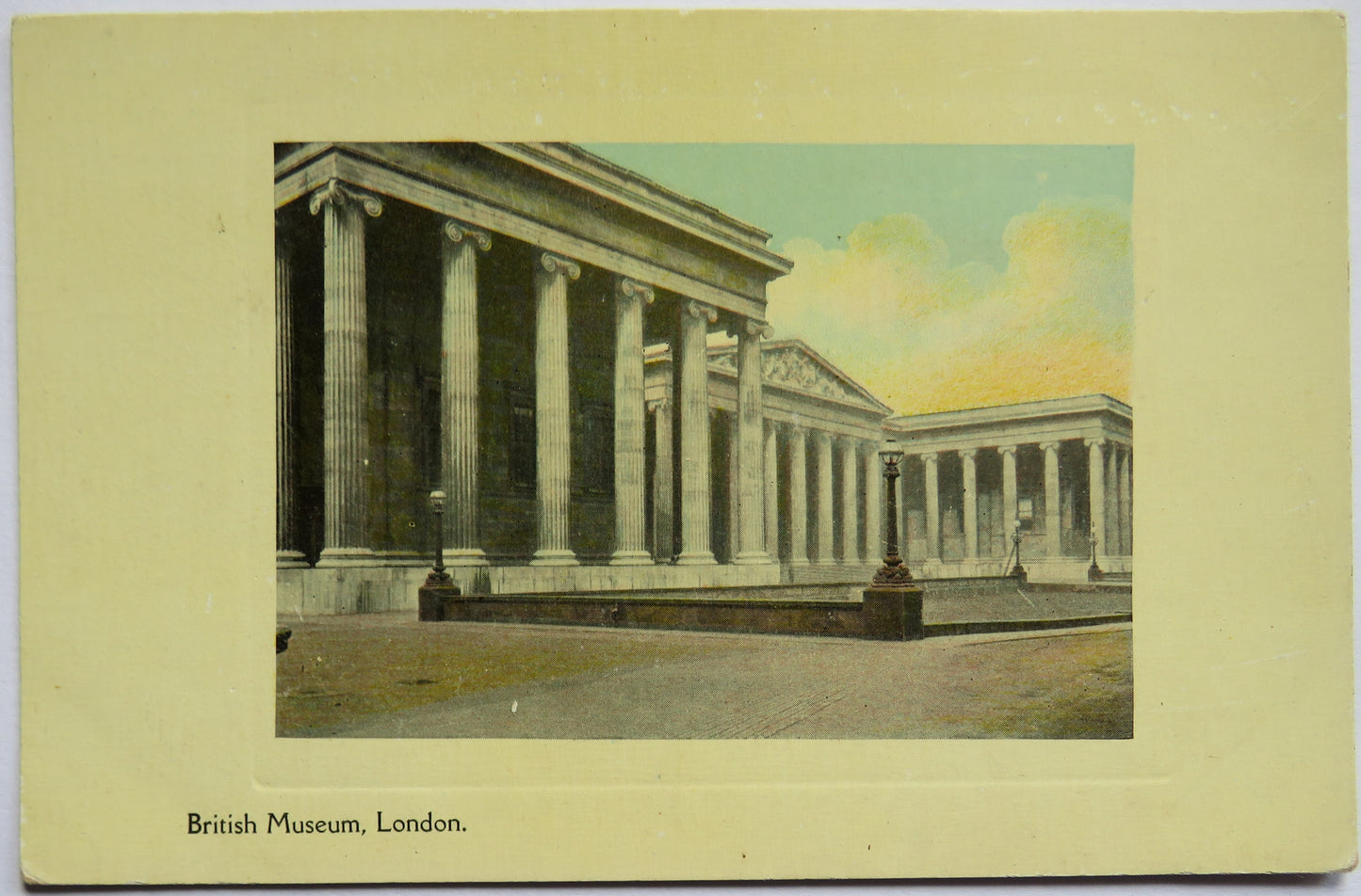 Vintage Postcard of the British Museum, London