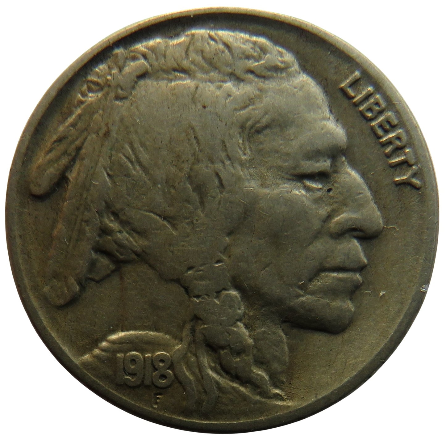 1918-S USA Buffalo Nickel Coin