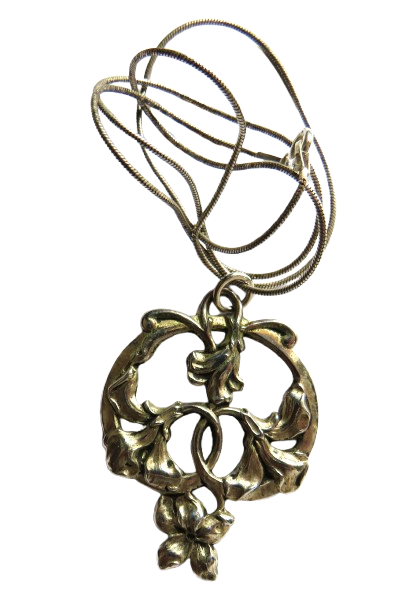 Ladies Sterling Silver Necklace & Pendant