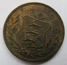 Load image into Gallery viewer, 1889-H Guernsey 8 Doubles Coin In Higher Grade
