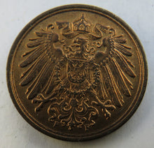 Load image into Gallery viewer, 1907-F Germany One Pfennig Coin In High Grade
