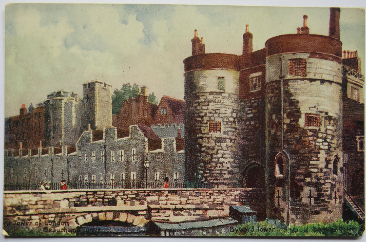 Vintage Postcard of The Tower of London, Beauchamp Tower, Byward Tower