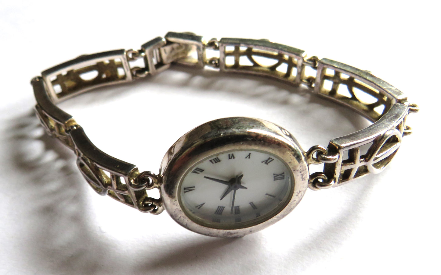 Ladies Sterling Silver Watch In The Charles Rennie Mackintosh Design