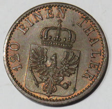 Load image into Gallery viewer, 1873-C German States Prussia 3 Pfennig Coin In High Grade
