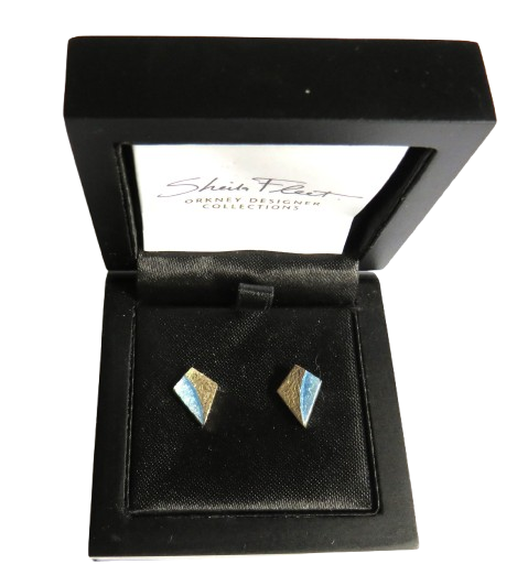 Stylish Pair of Ladies Sterling Silver Earrings By Sheila Fleet