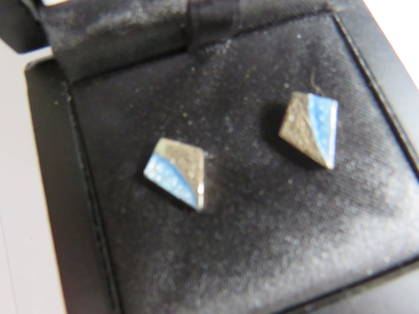 Stylish Pair of Ladies Sterling Silver Earrings By Sheila Fleet