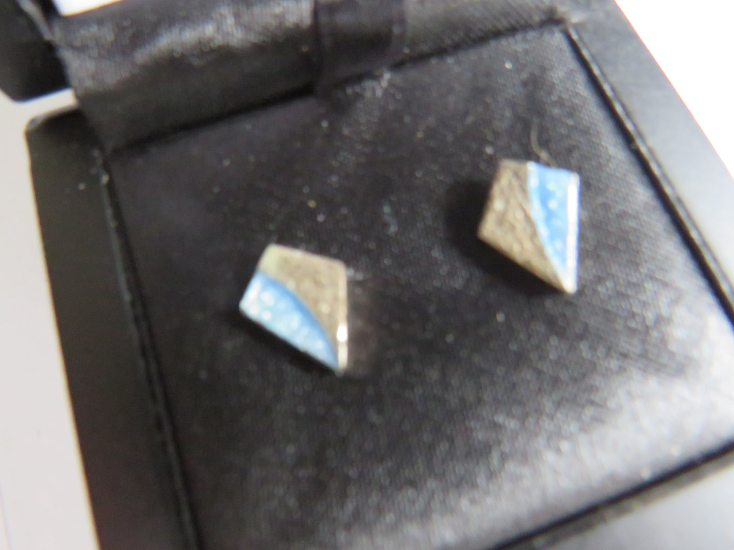 Stylish Pair of Ladies Sterling Silver Earrings By Sheila Fleet