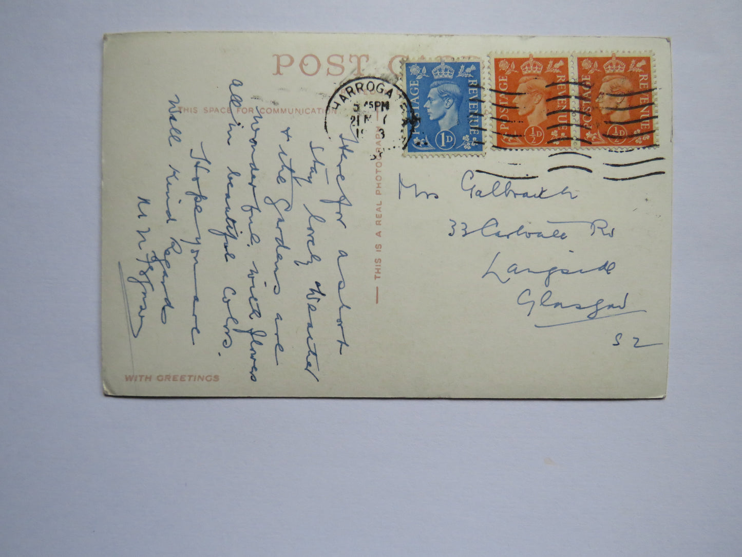 Vintage Multiview Postcard of Harrogate