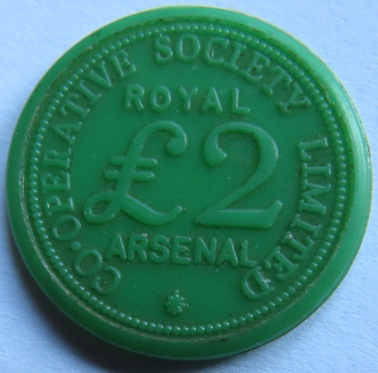 Royal Arsenal Cooperative Society £2 Token