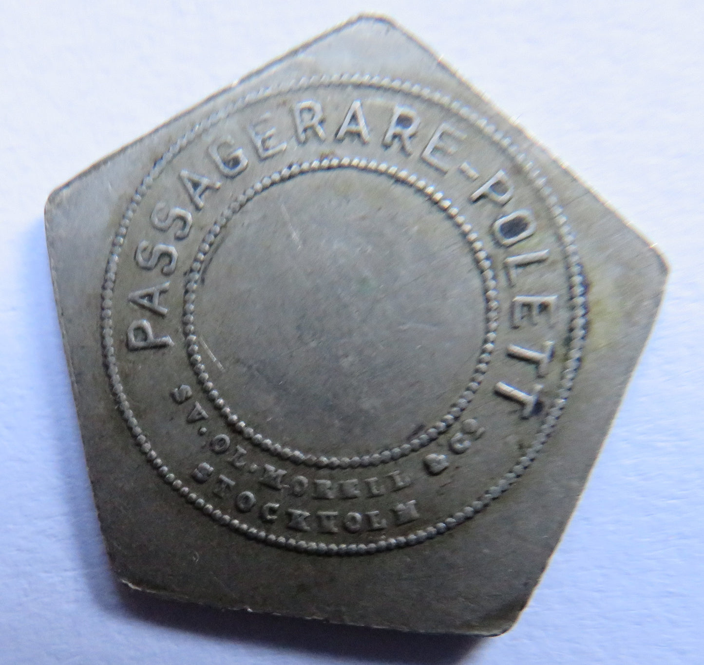 Stockholms Angslops -Aktiebolag 25 Ore Vintage Swedish Token
