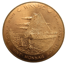 Load image into Gallery viewer, Royal Canadian Mint Ottawa / Winnipeg Commemorative Tourist Medal
