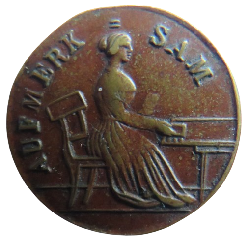 Antique German Token AufmerkSam / Whist