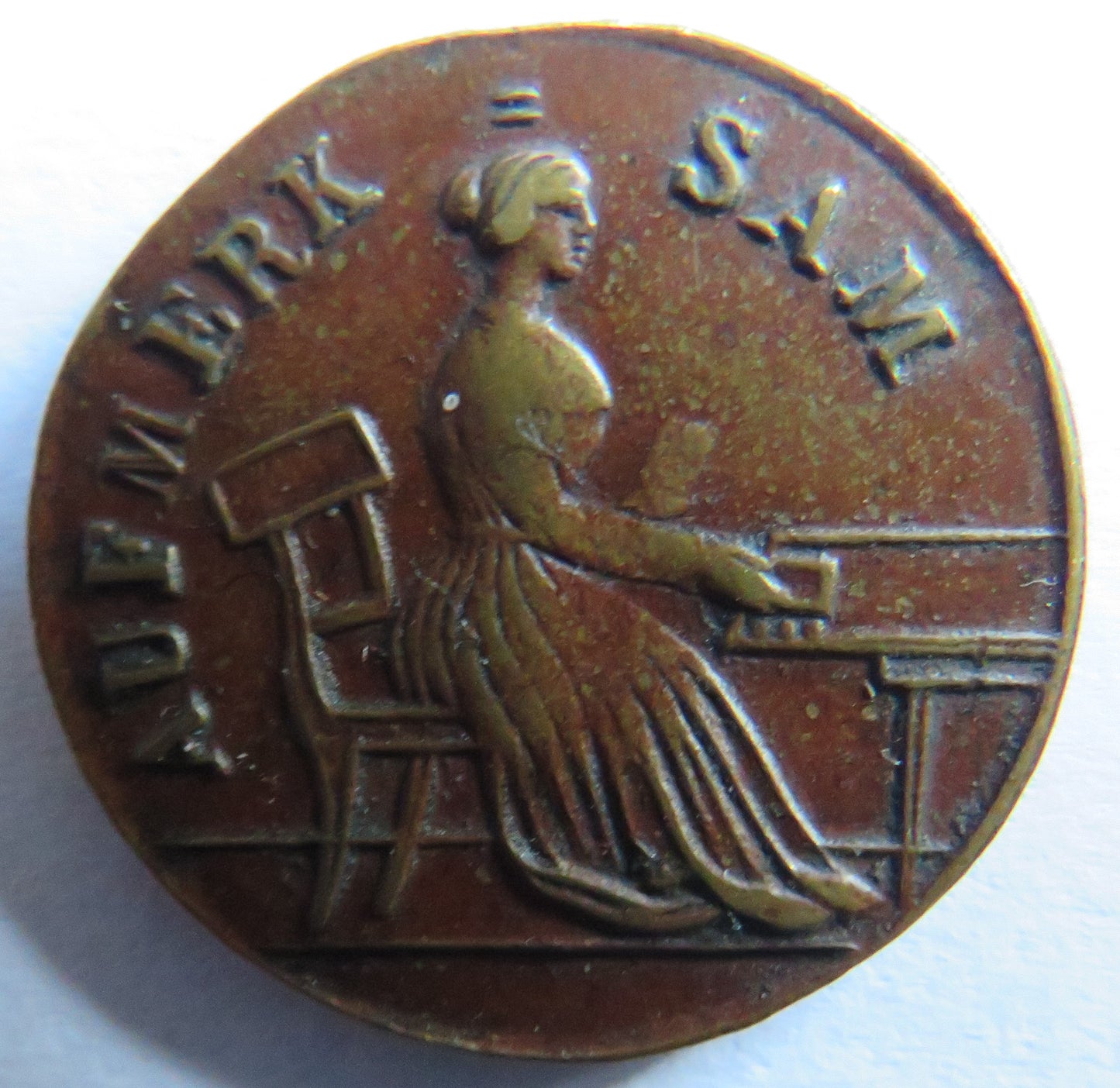 Antique German Token AufmerkSam / Whist