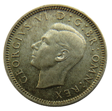 Load image into Gallery viewer, 1937 King George VI Silver Sixpence Coin In High Grade
