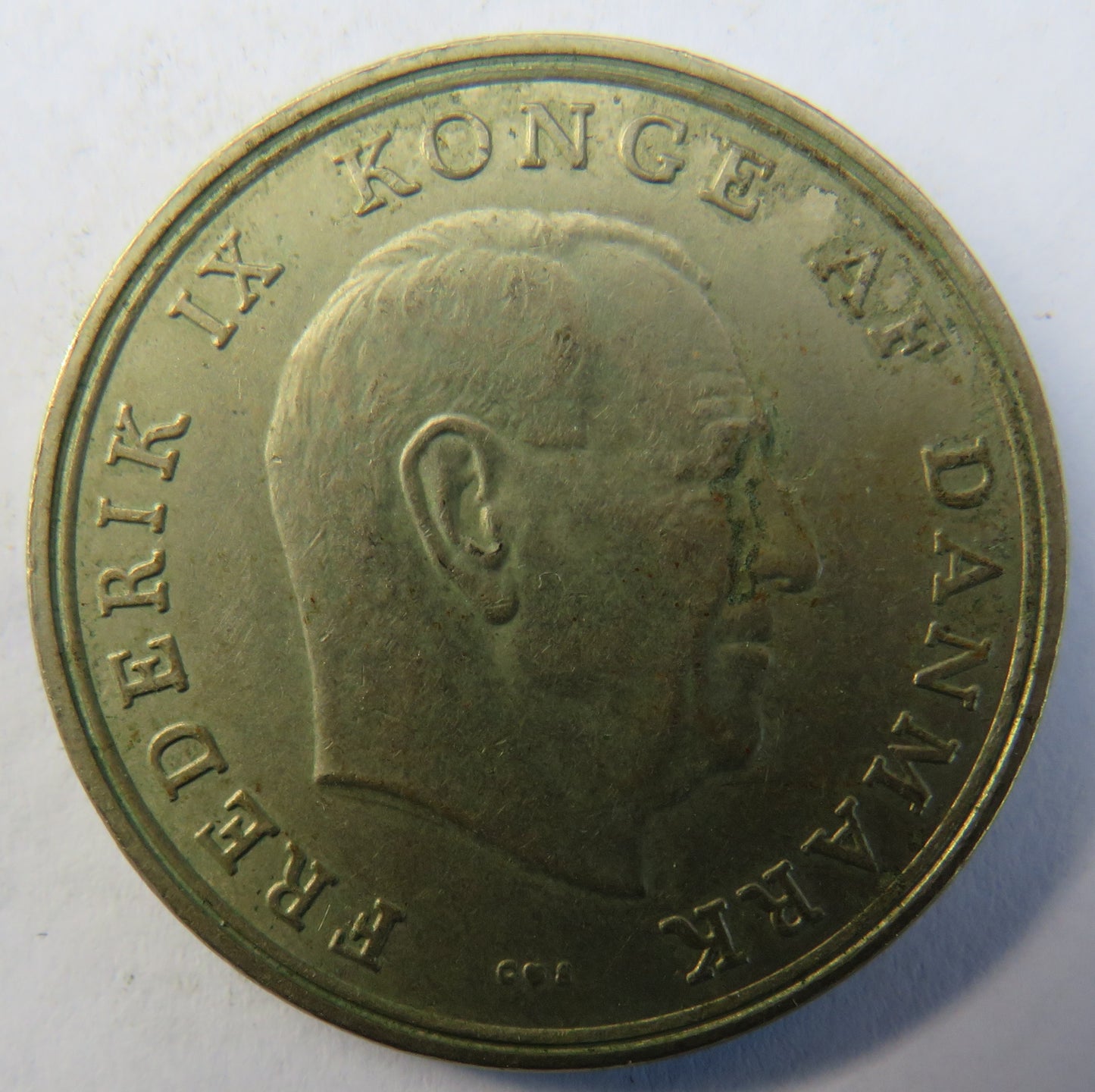 1967 Denmark 5 Kroner Coin