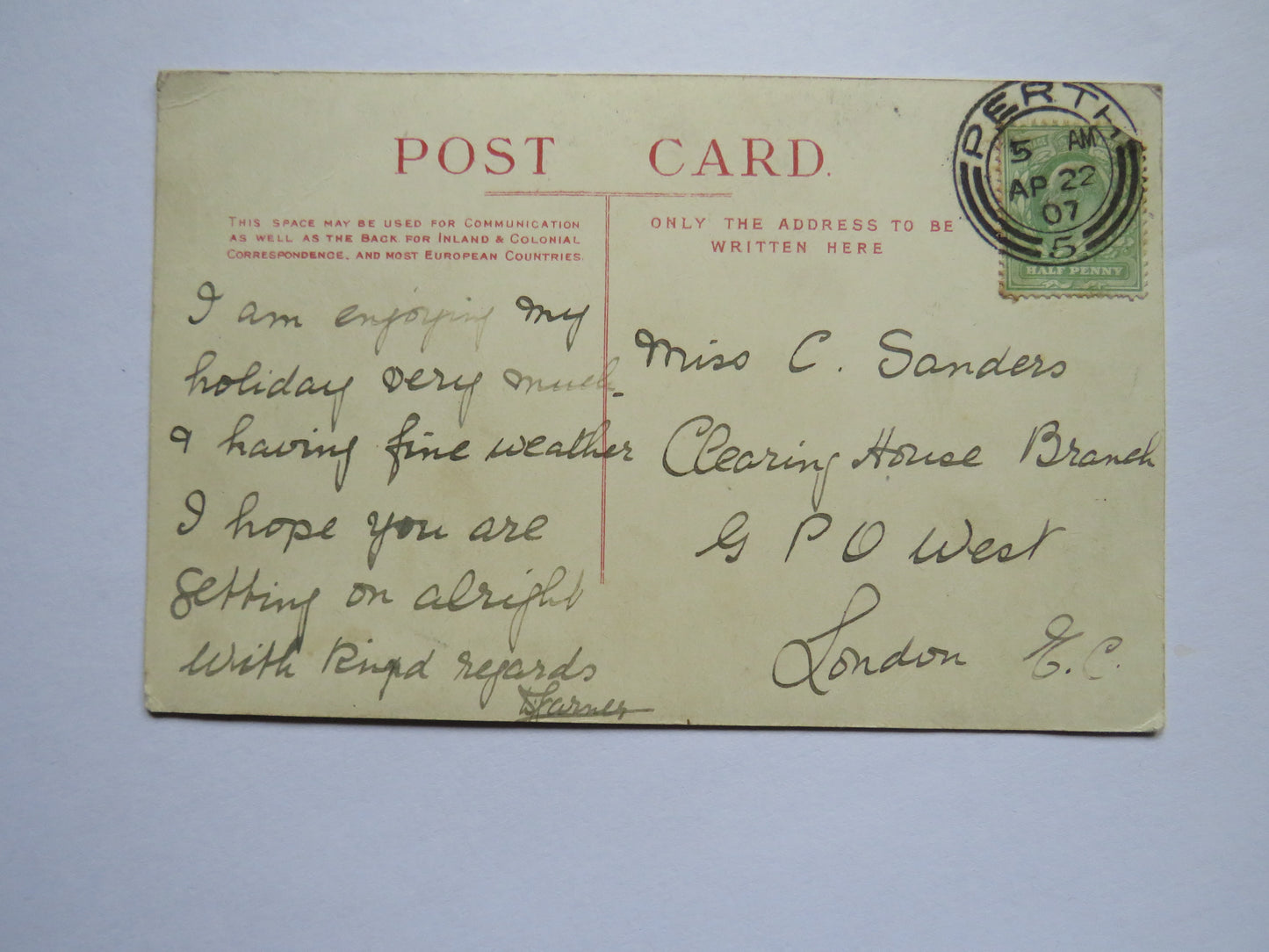 Vintage Postcard of Huntly House, Bakehouse Close, Knox Series, Edinburgh, 1907