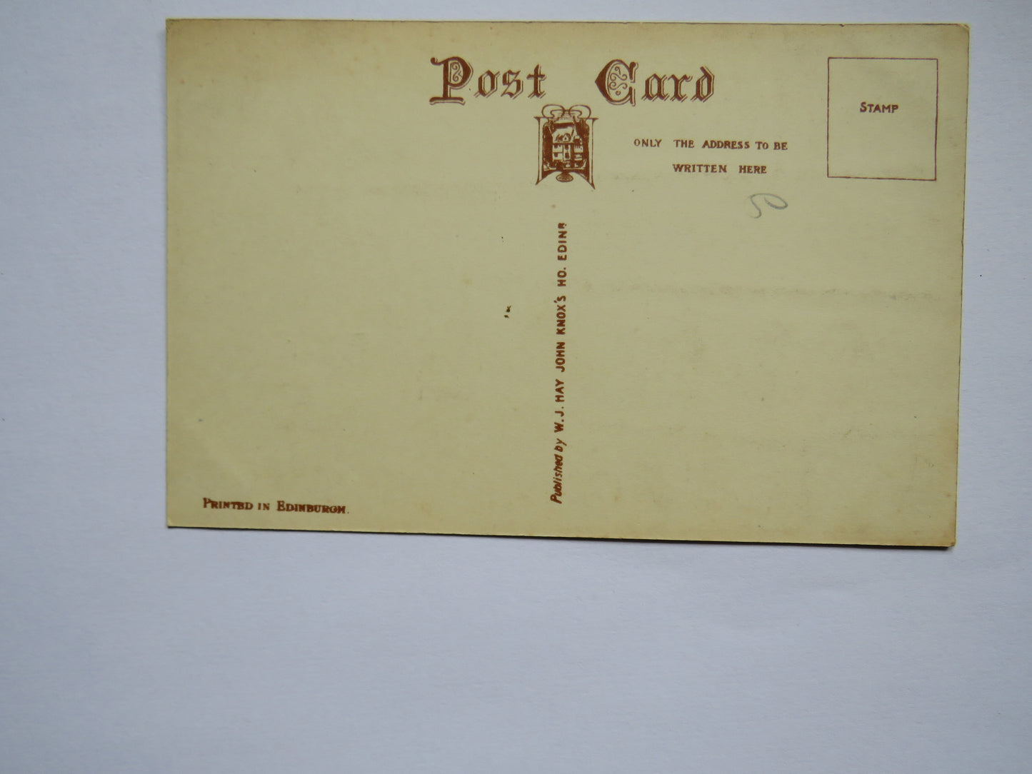 Vintage Postcard of Old Playhouse Close, Canongate