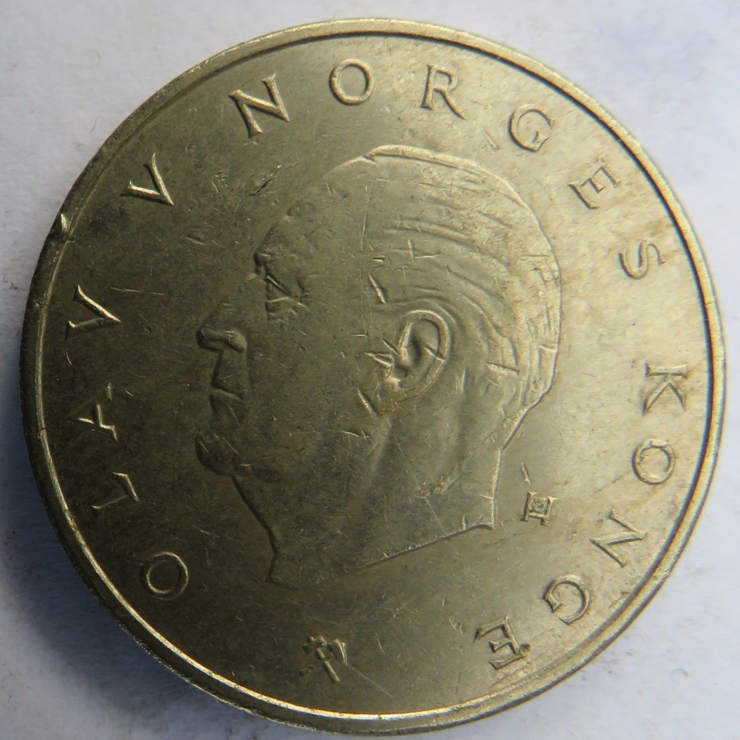1974 Norway 5 Kroner Coin