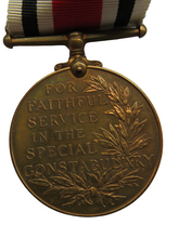 Load image into Gallery viewer, For Faithfull Service In The Special Constabulary WWII Named Police Medal
