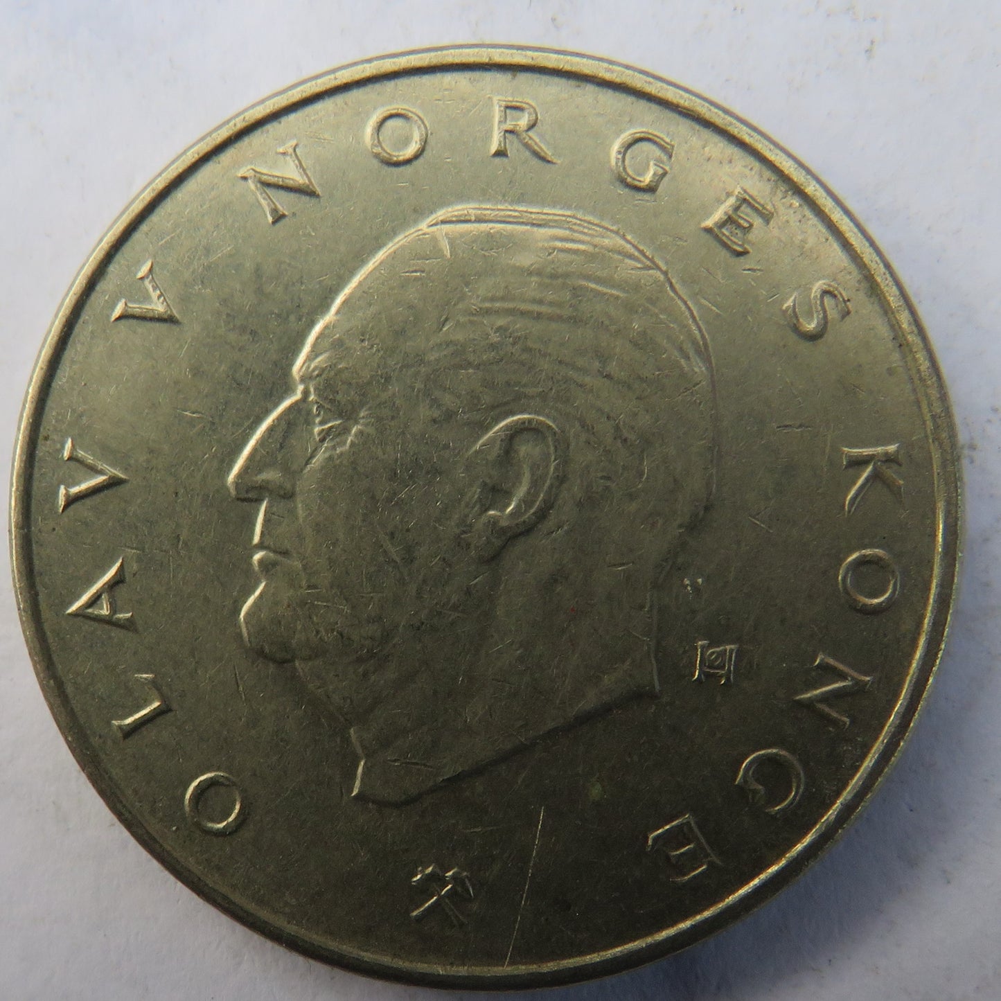 1977 Norway 5 Kroner Coin
