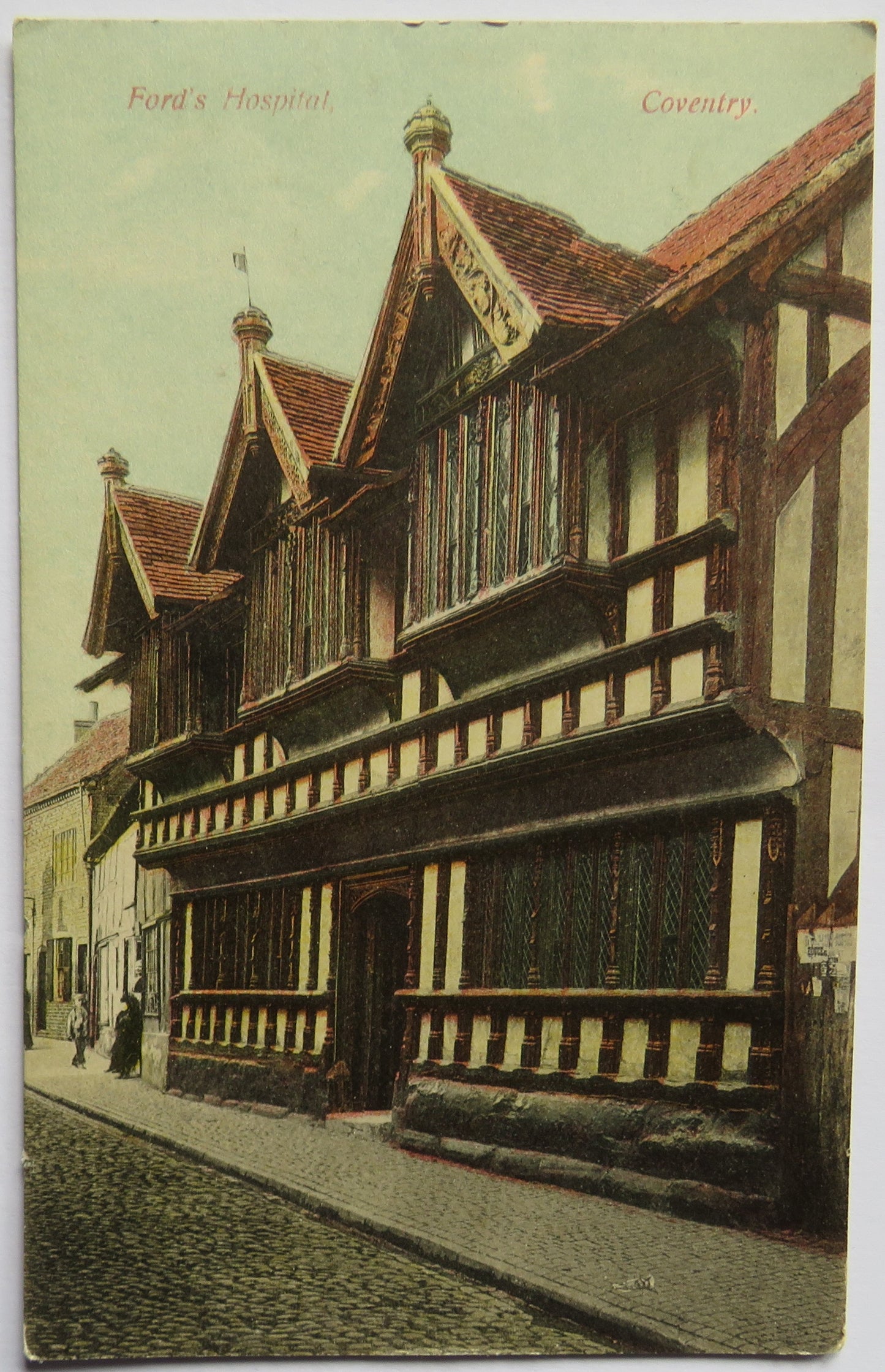 Vintage Postcard of Ford's Hospital, Coventry