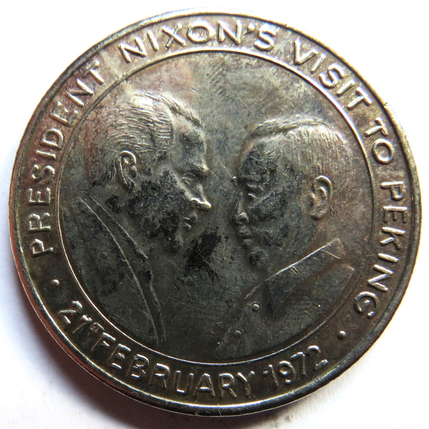 President Nixon's Visit To Peking 1972 / United Nations 1971 Medal