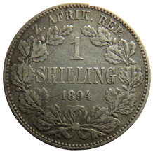 Load image into Gallery viewer, 1894 South Africa Silver Shilling Coin
