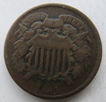 Load image into Gallery viewer, 1864 USA Shield 2 Cents Coin
