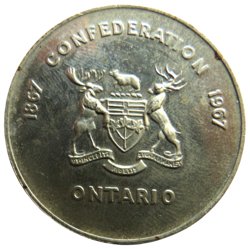 1867-1967 Confederation Ontario Commemorative Coin / Medal