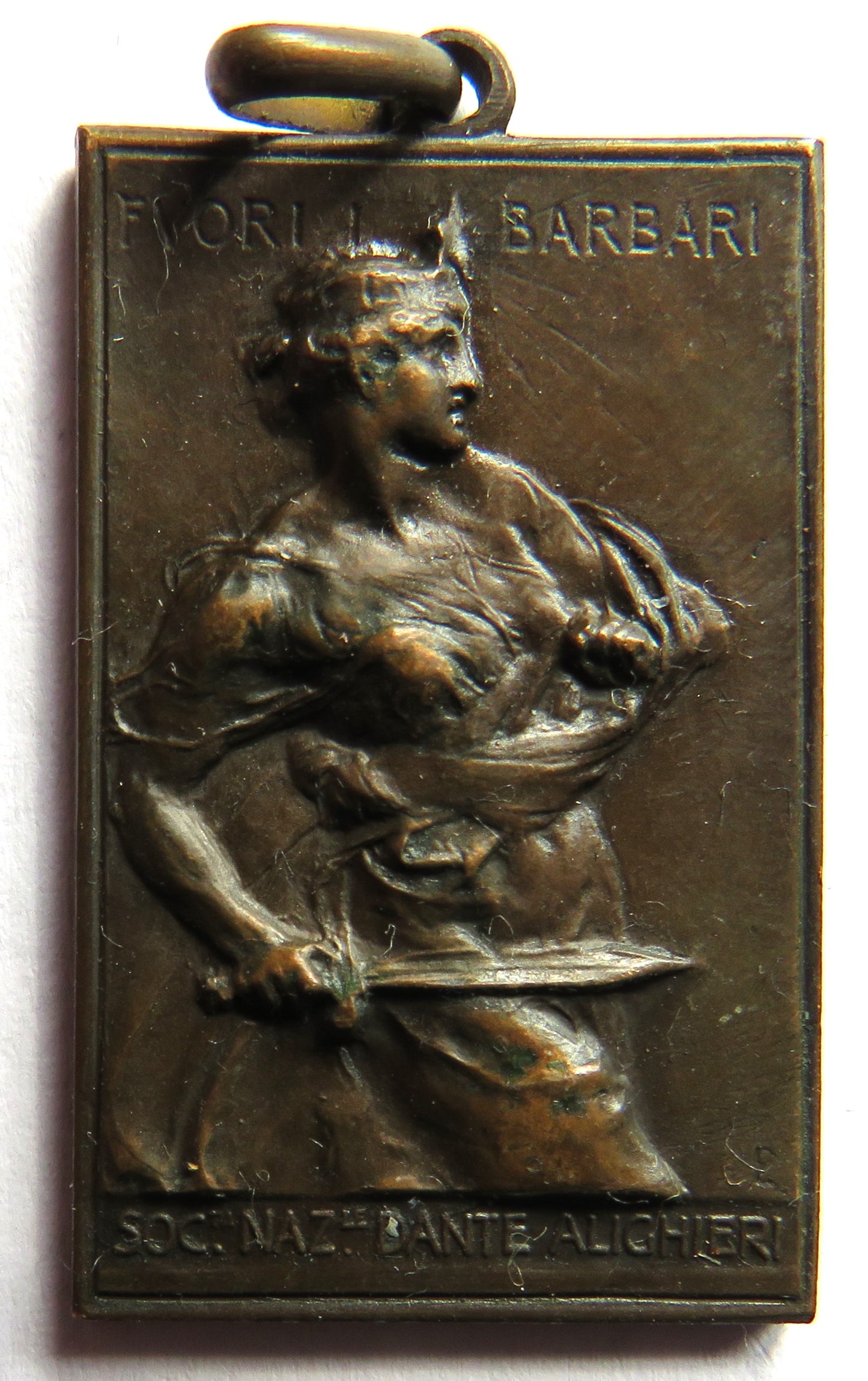 Antique Italian Medal - Fvorti Barbari