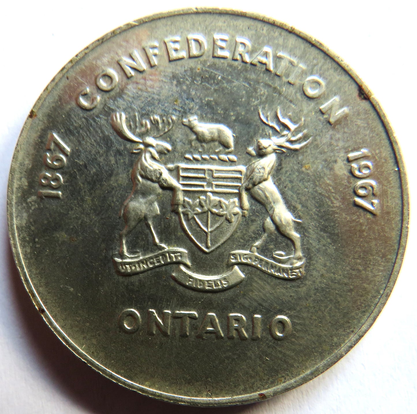 1867-1967 Confederation Ontario Commemorative Coin / Medal