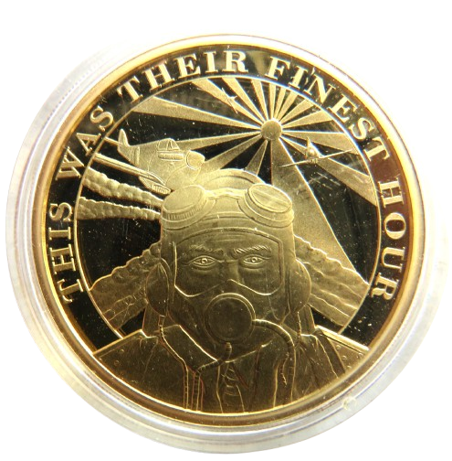 2020 Gibraltar One Crown Coin "This Was Their Finest Hour"