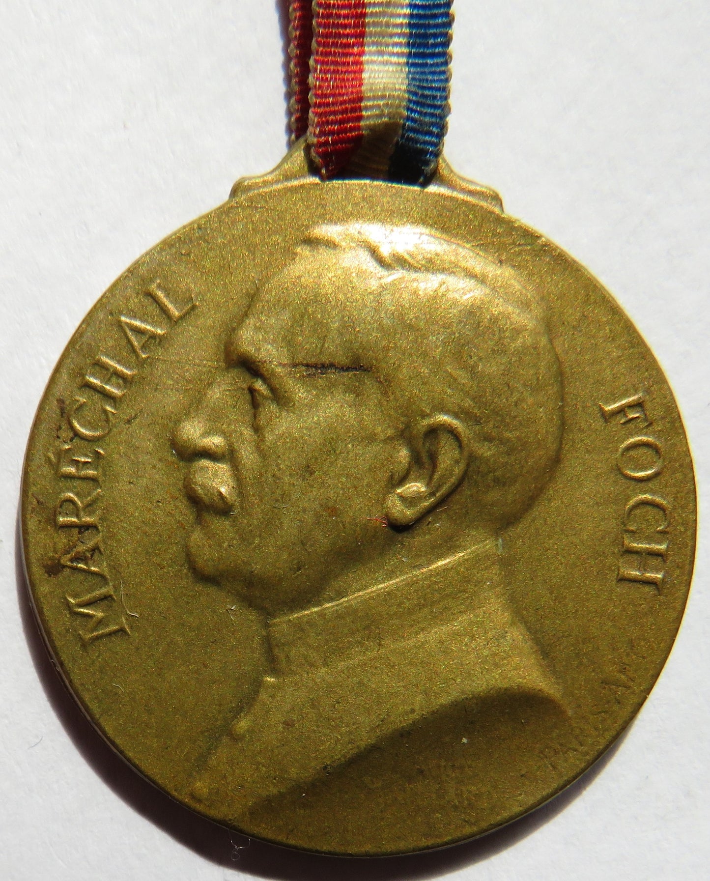 French WWI Medal Marechal Foch Commandant En Chief Des Armes Alliees Operant En France 1918