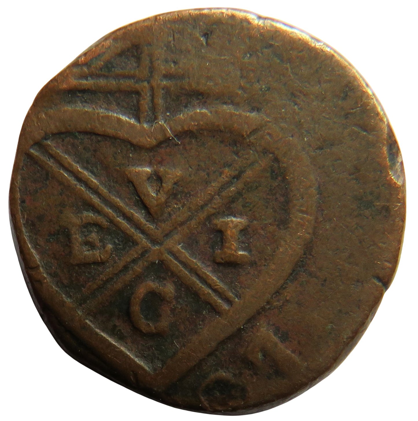 1807 United East India Company One Pice Coin Bombay